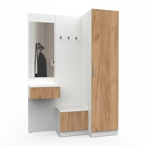 Набор мебели для прихожей "Марсель-154" МР 01-154 В2160 Ш1500 Г580 (ЛД.. Набор мебели для прихожей "Марсель-154" МР 01-154 В2160 Ш1500 Г580 (ЛД..